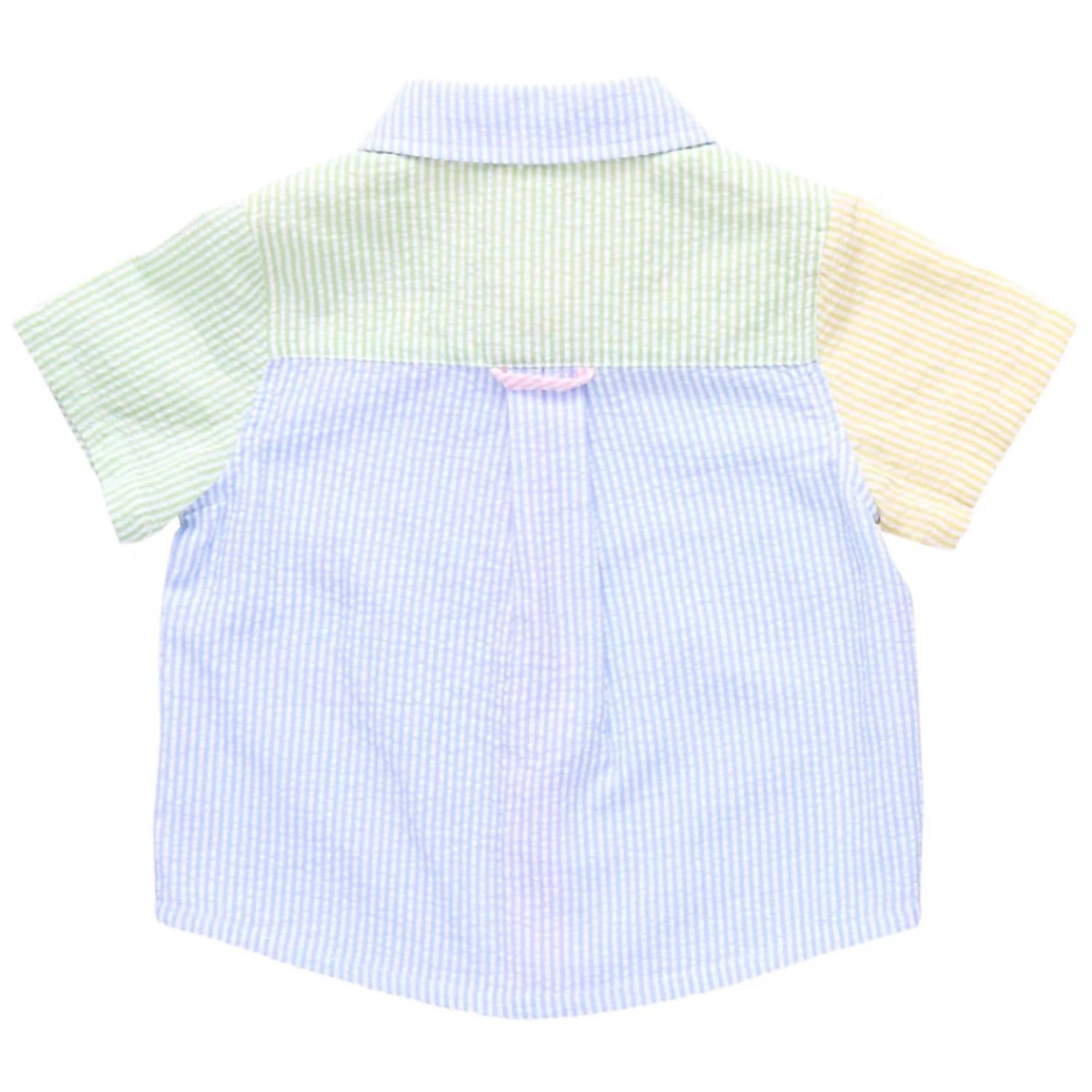 Pink Chicken - Boys Jack Color Block Shirt