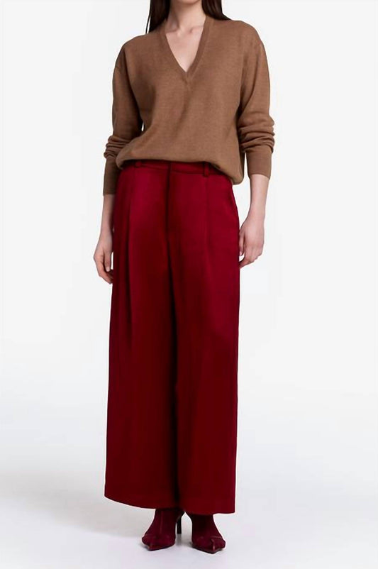 Smythe - Cropped Pleated Trousers