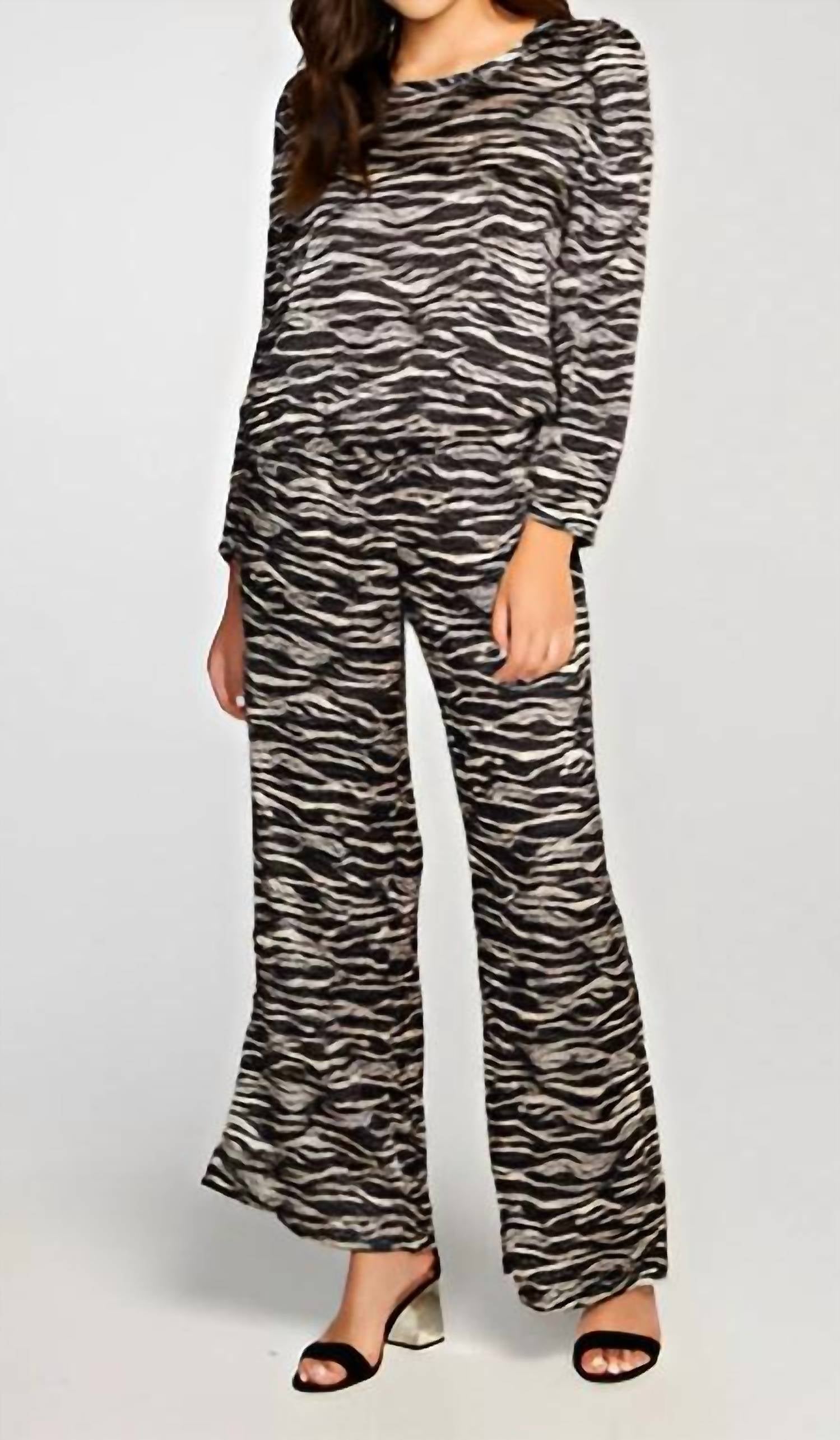 Chaser - Silky Wide Leg Pant