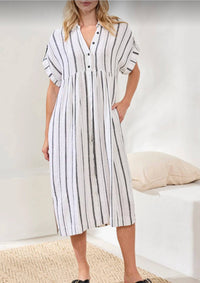 Tribal - Flowy Shirt Dress
