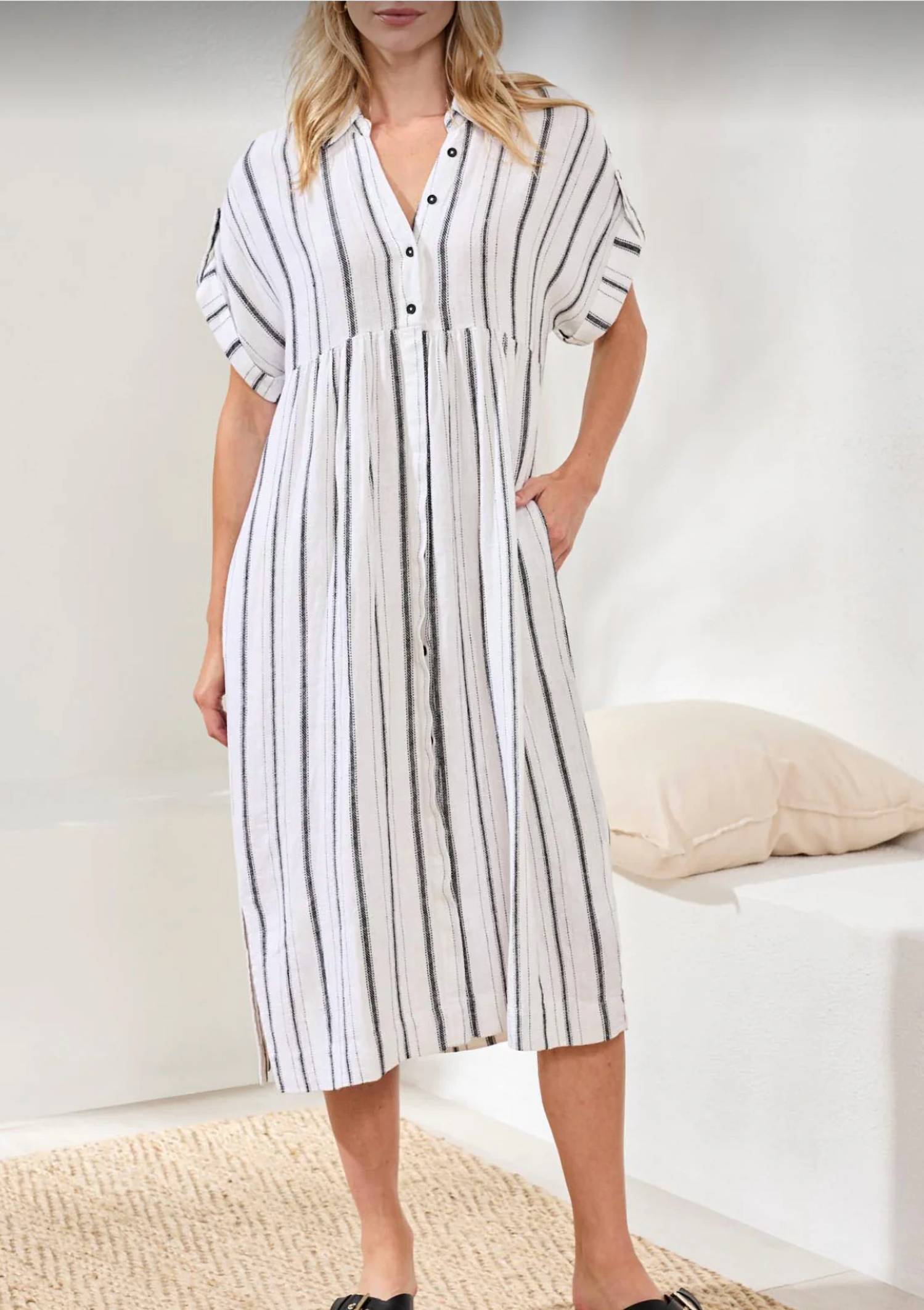 Tribal - Flowy Shirt Dress