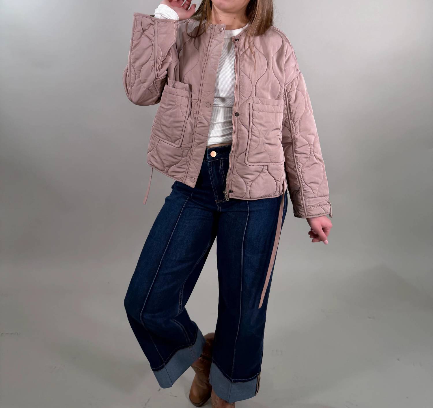 Mod Ref - Quilted Jacket with Adjustable Cords