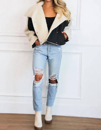 Mable - Samson Quilted Shearling Jacket