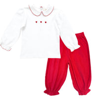 Luigi Kids - Girl's Triple Heart Pant Set