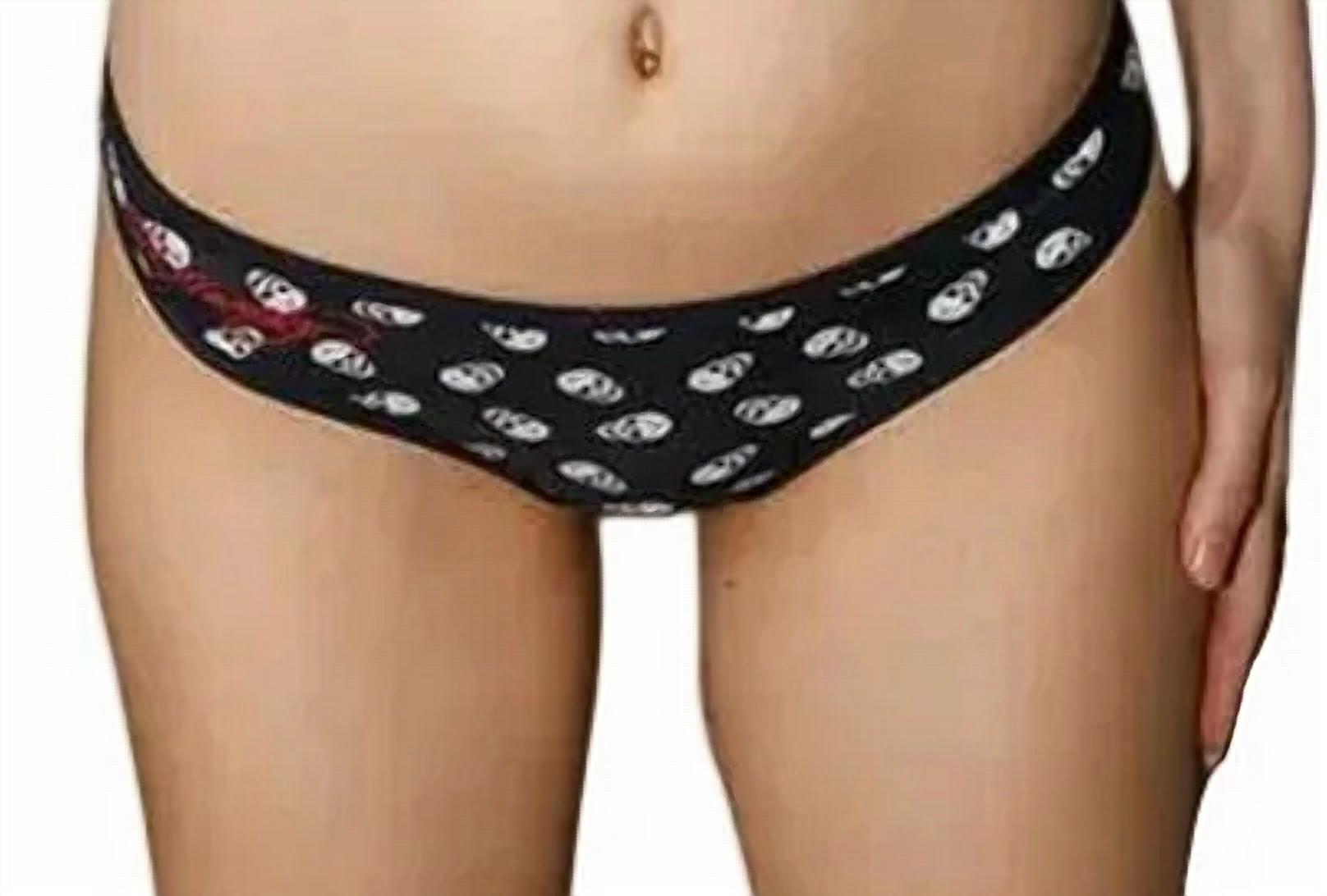 Ed Hardy Skulls Cheeky Undies in black - women's intimate - detail view