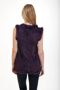 Love Token - Long Rabbit Fur Vest
