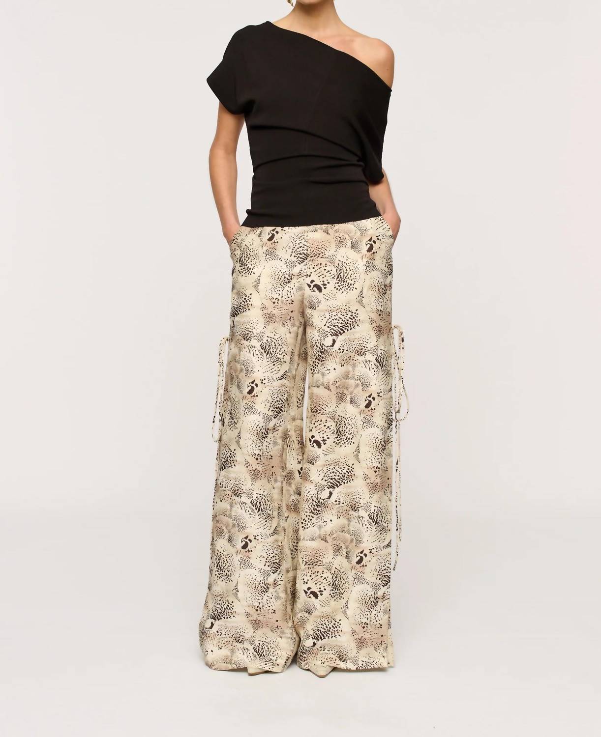 Clea - Carlos Side Tie Trouser