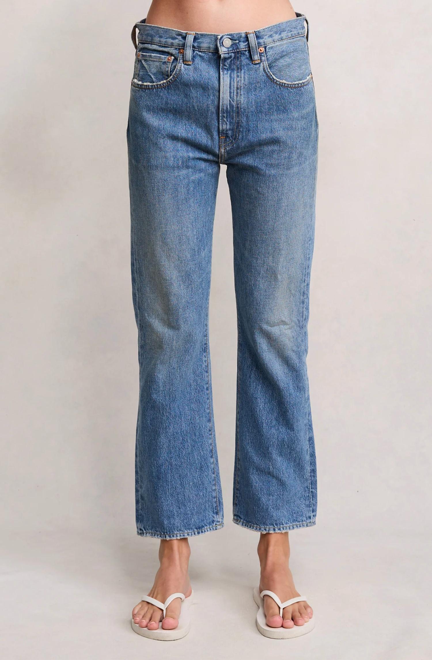 DENIMIST Jaclyn Slim Kick Jean in rehan blue - women's jeans