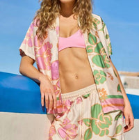 MAAJI FLOATING BLOOMS NOISE SHIRT in pink - women's shirt - view 4
