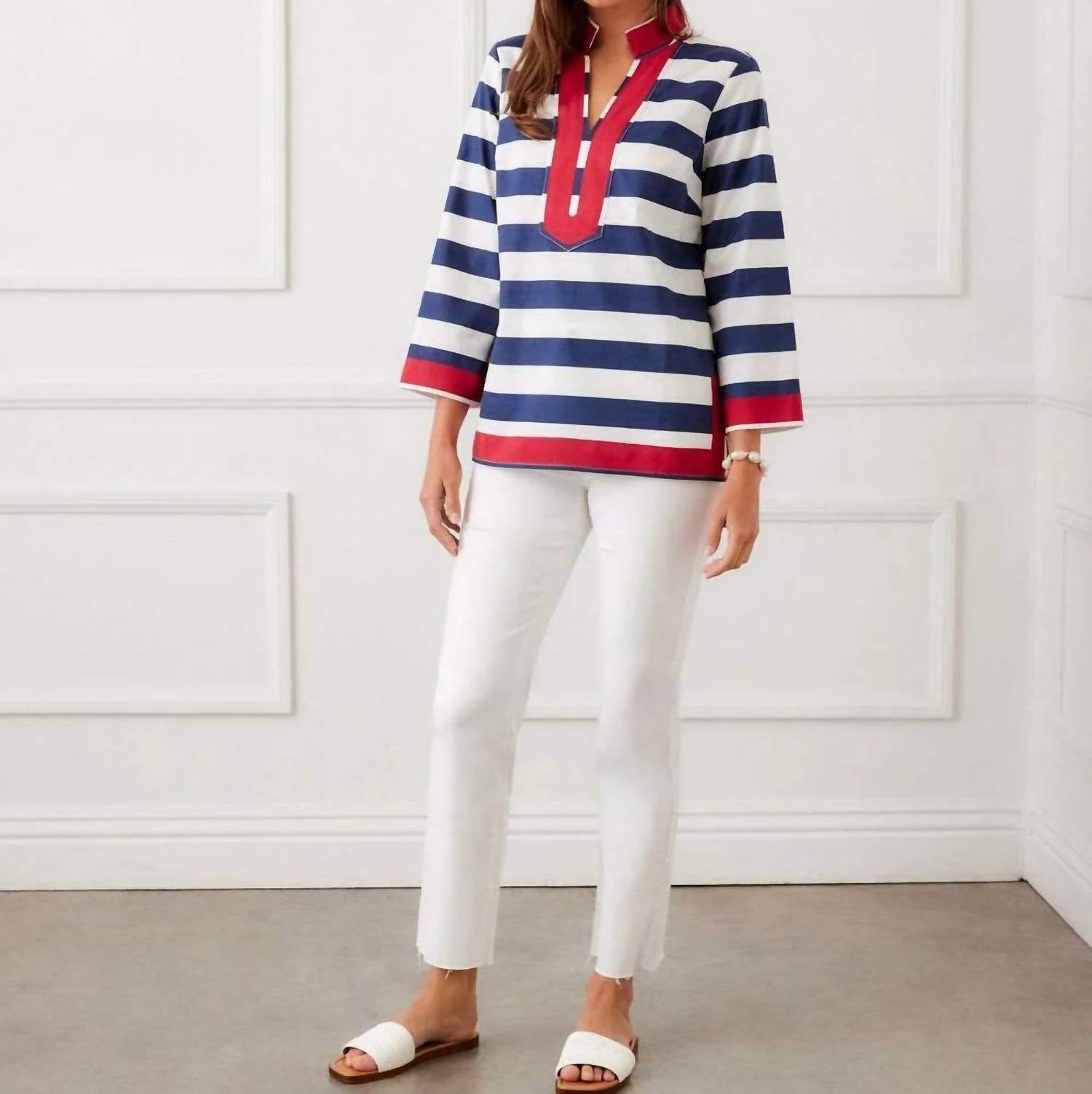 Karen Kane - Striped St Tropez Tunic Top
