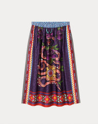 Me369 - Vanessa Printed Midi Skirt