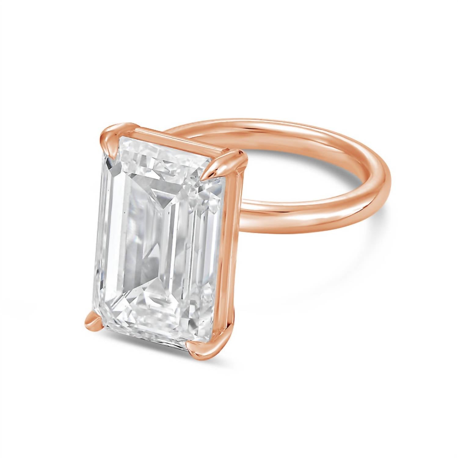 Diana M Jewels - Women's Emerald Lab-Grown Diamond Fashion Ring (15.00 Ct) - Grand