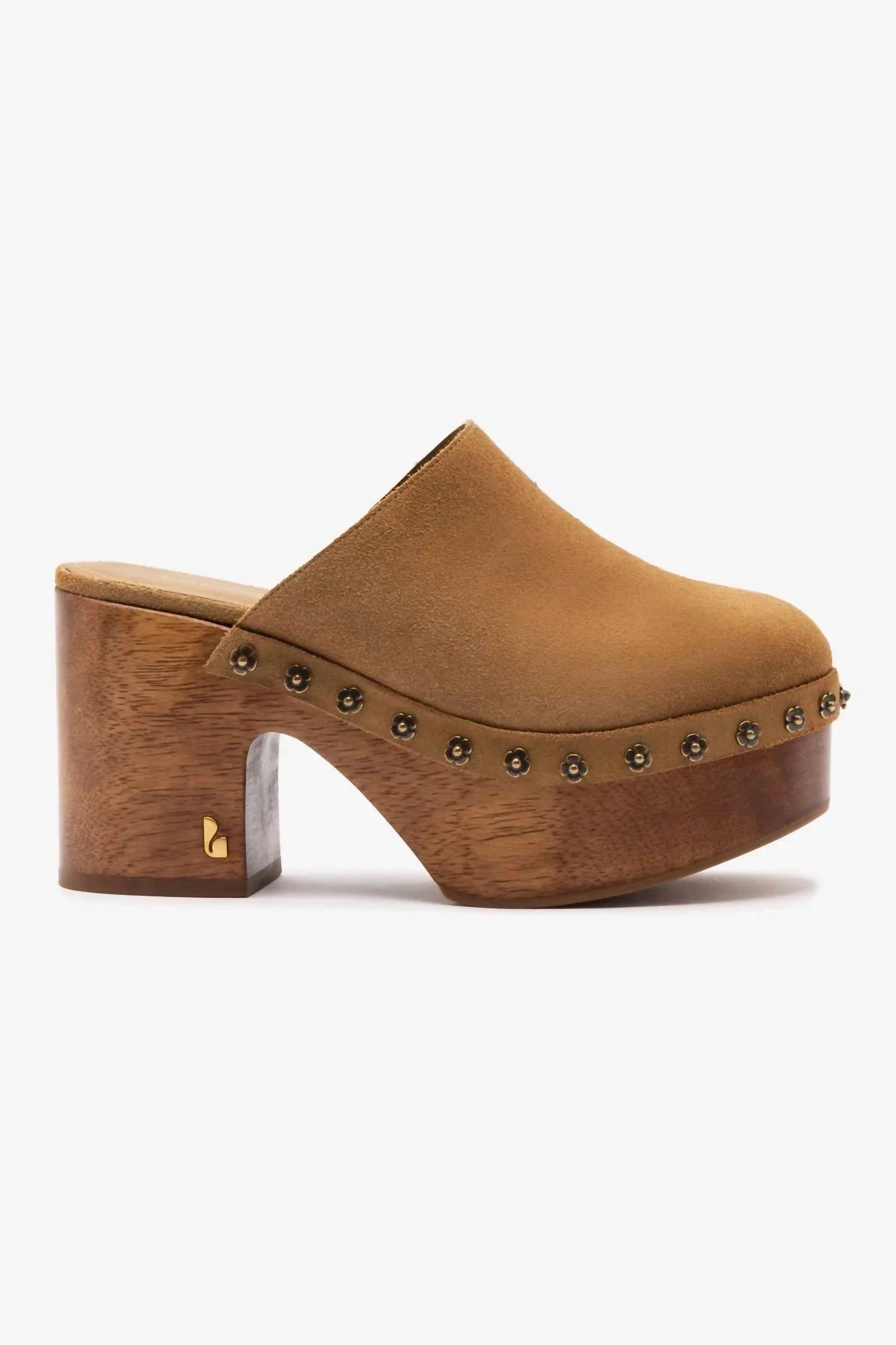 Larroude - Women's Miso Wooden Platform Clogs