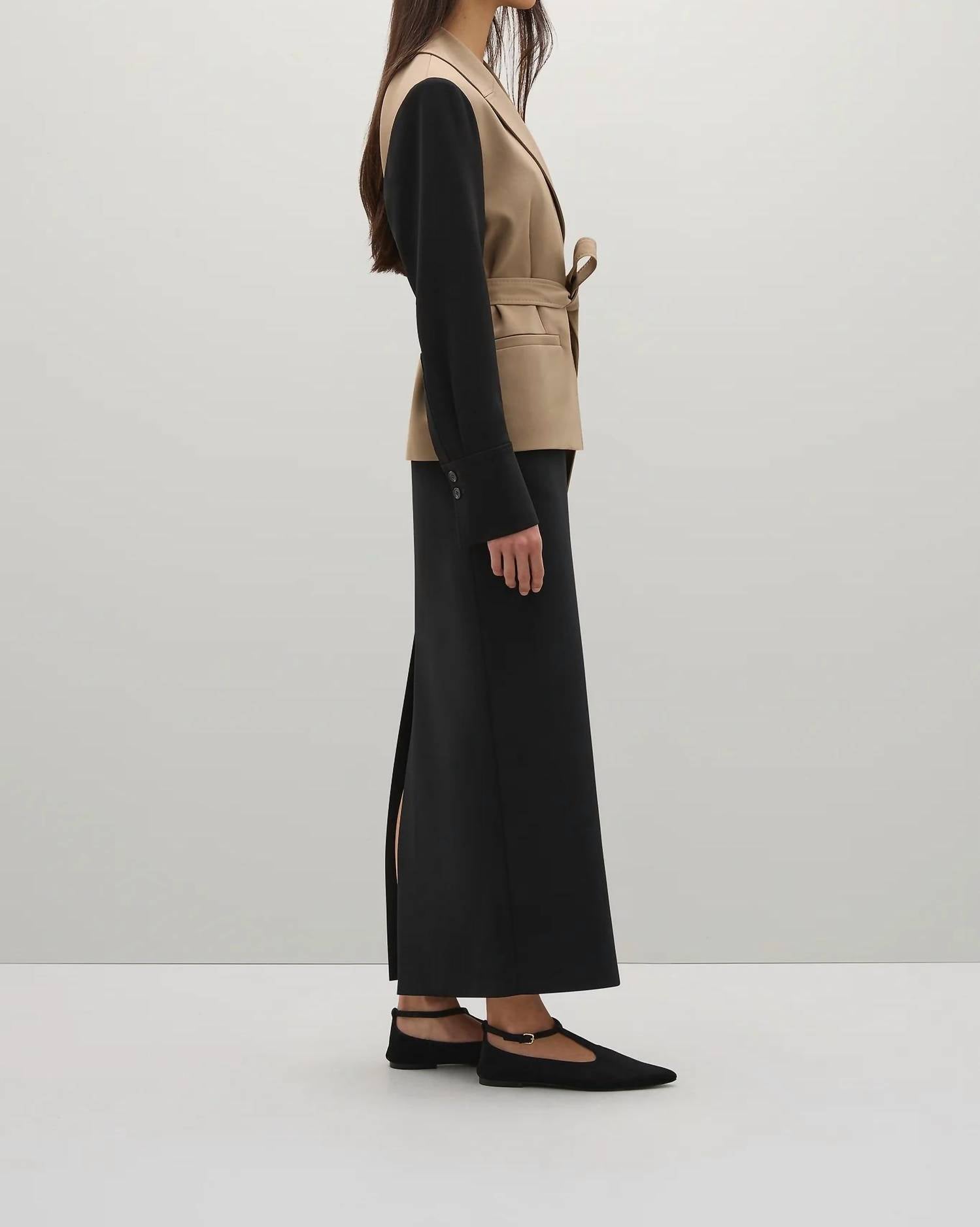 A.Emery - Harvey Contrast Sleeves Jacket