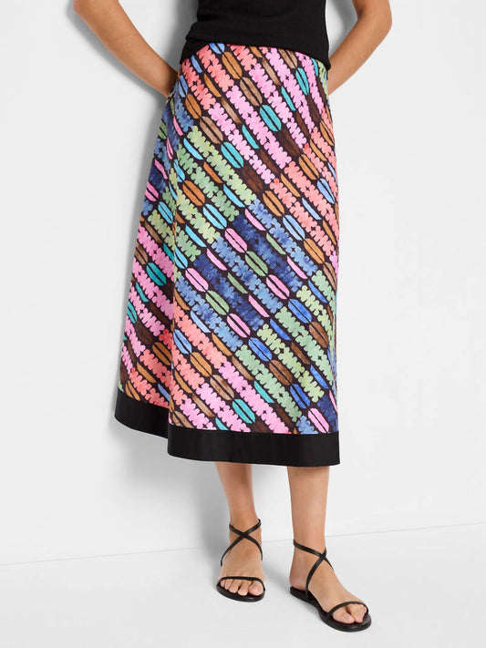 Nic + Zoe - Rainbow Macaroon Skirt