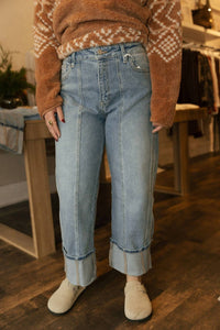 Jbd. - Cuffed Barrel Jeans