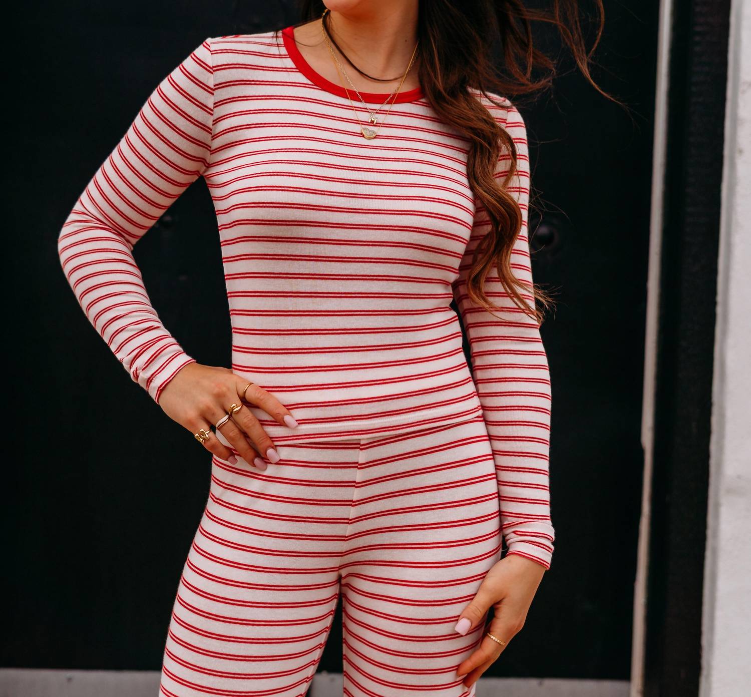 Z Supply - Night In Stripes Long Sleeve Top