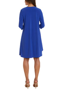 R&M Richards - Multi Print 2 Piece Jacket & Dress Set
