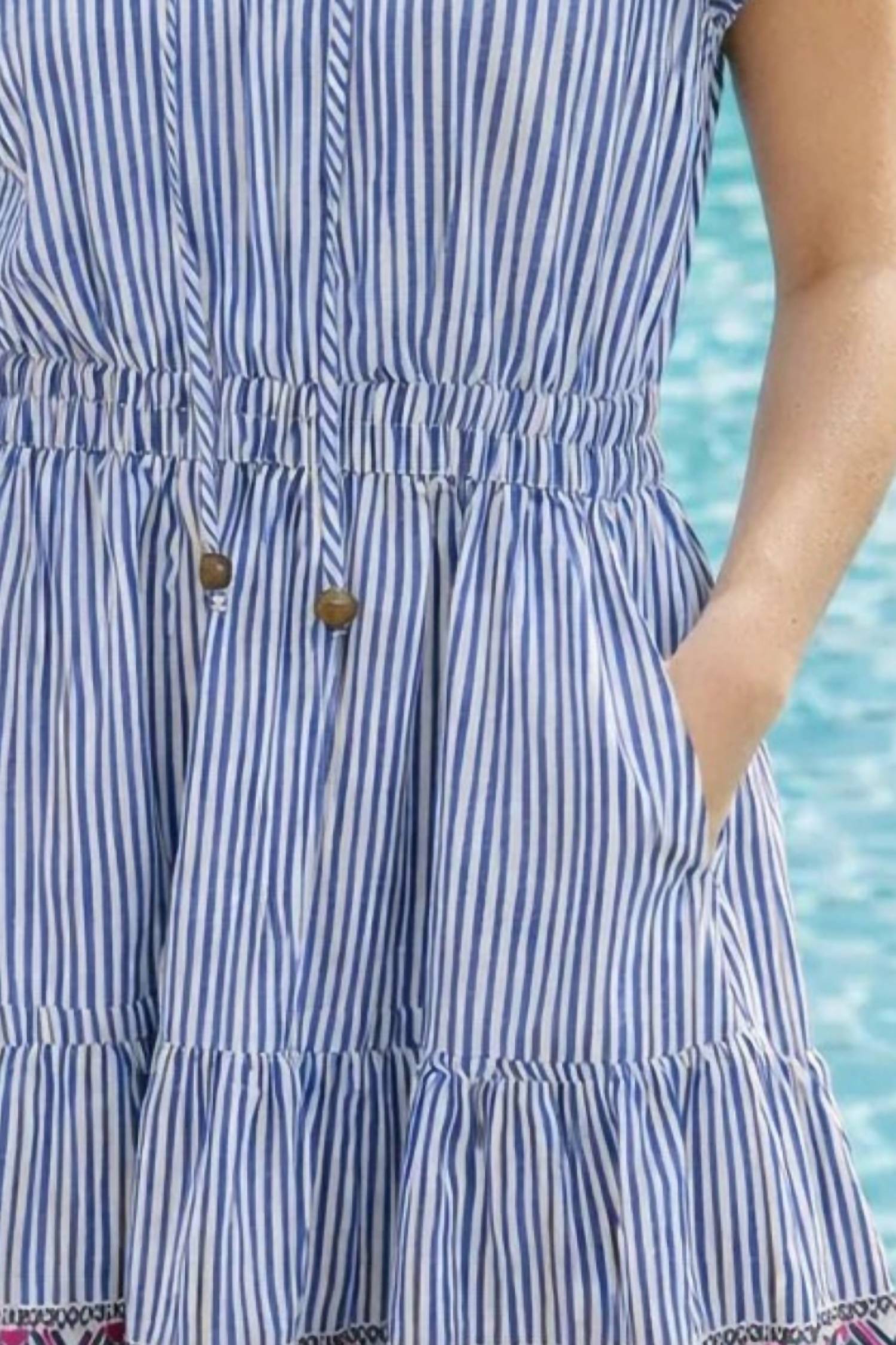 Aryeh - Elastic Waist Tiered Dress