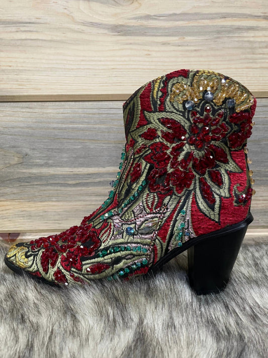 Ankle Length Bling Boots