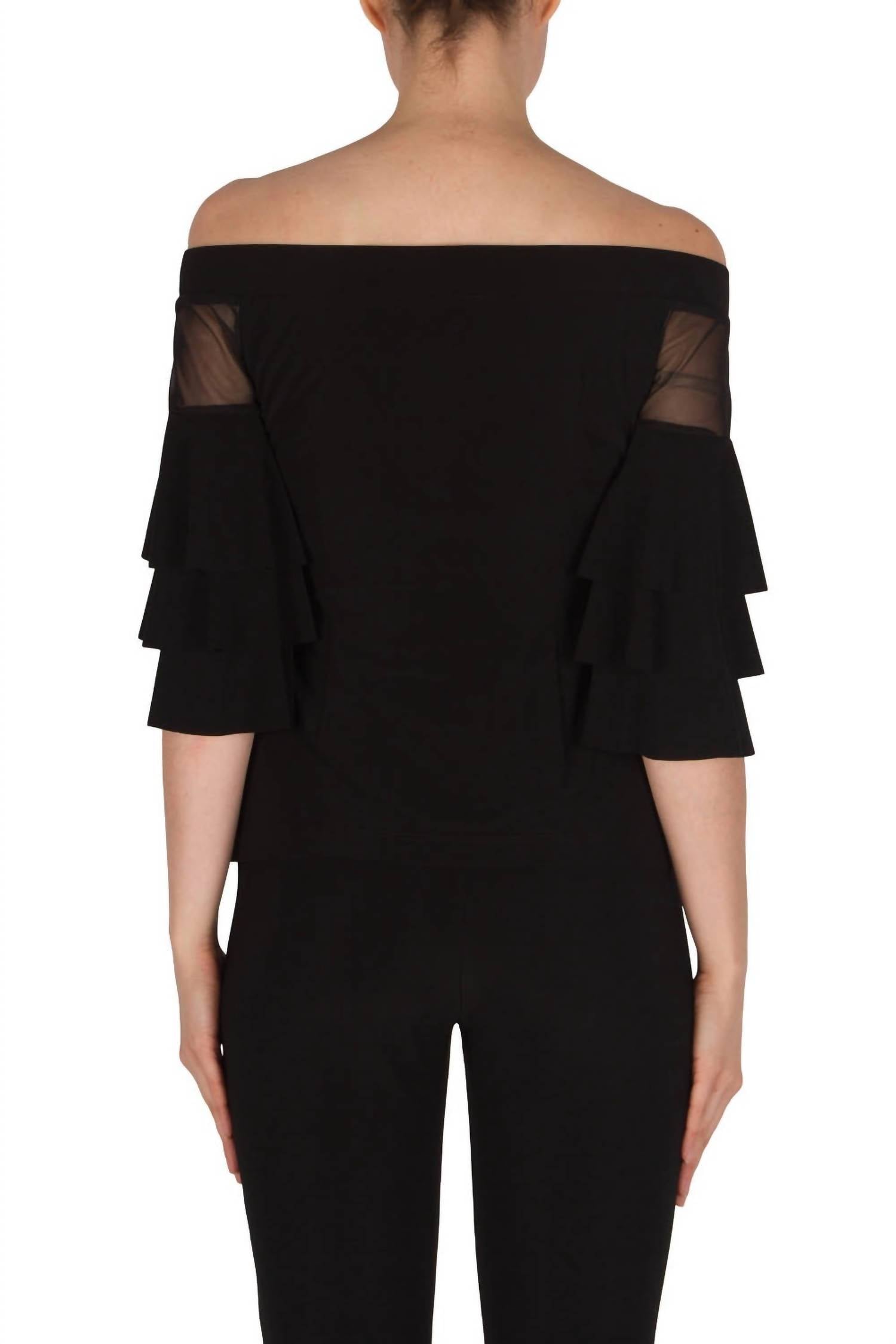 Joseph Ribkoff - Ruffle Sleeve Top