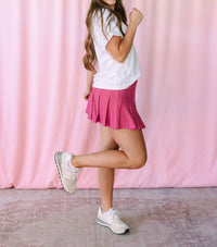 Very J - Pleated Activewear Skirt