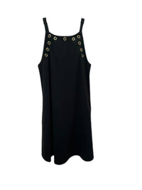 Vera Fishbaugh - Women's Grommett Trim Poly Knit A-line Dress With Pockets