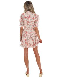 In February - Enchanted Floral Mini Dress