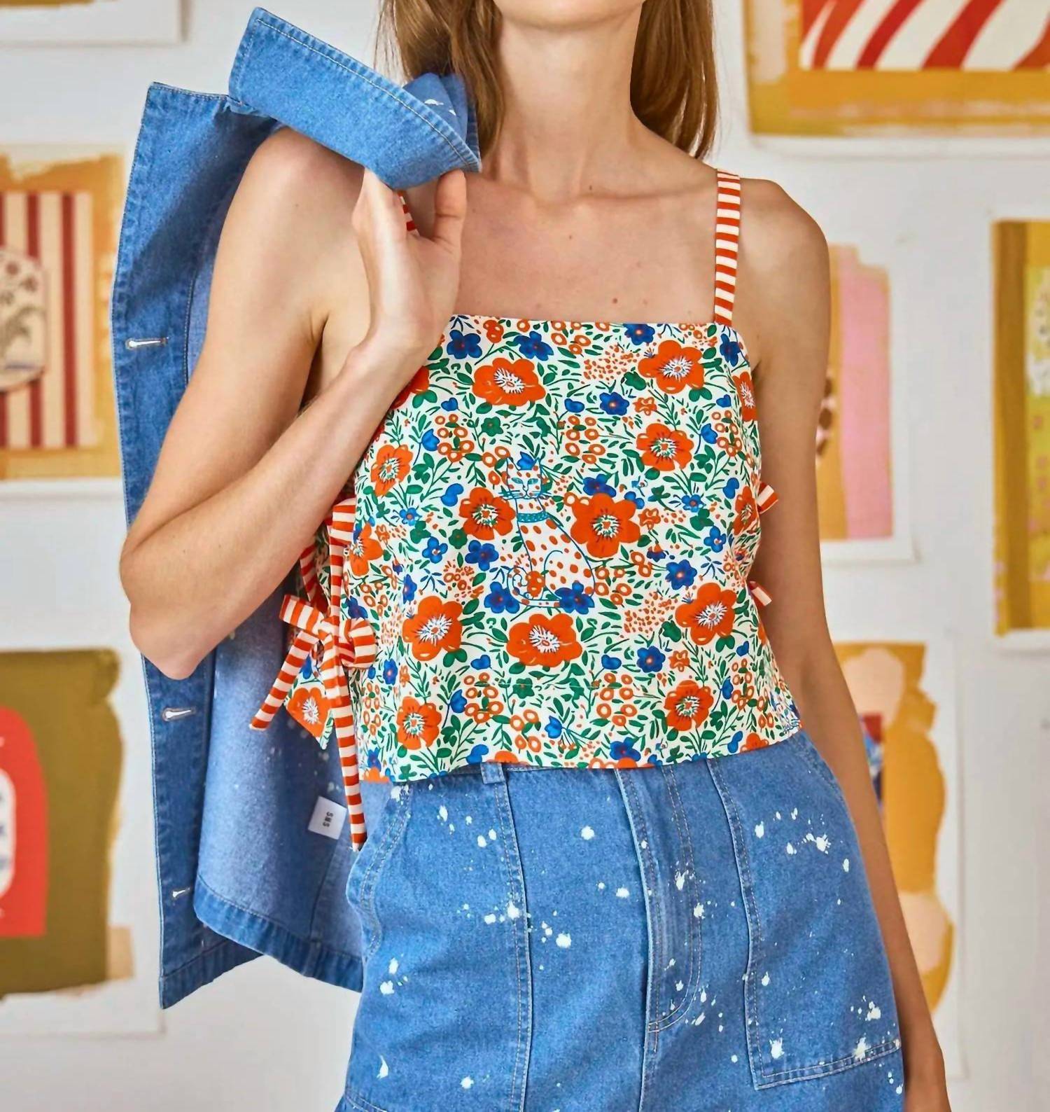 Hunter Bell - Meg Print Cami Top