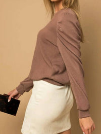 Puff sleeve top