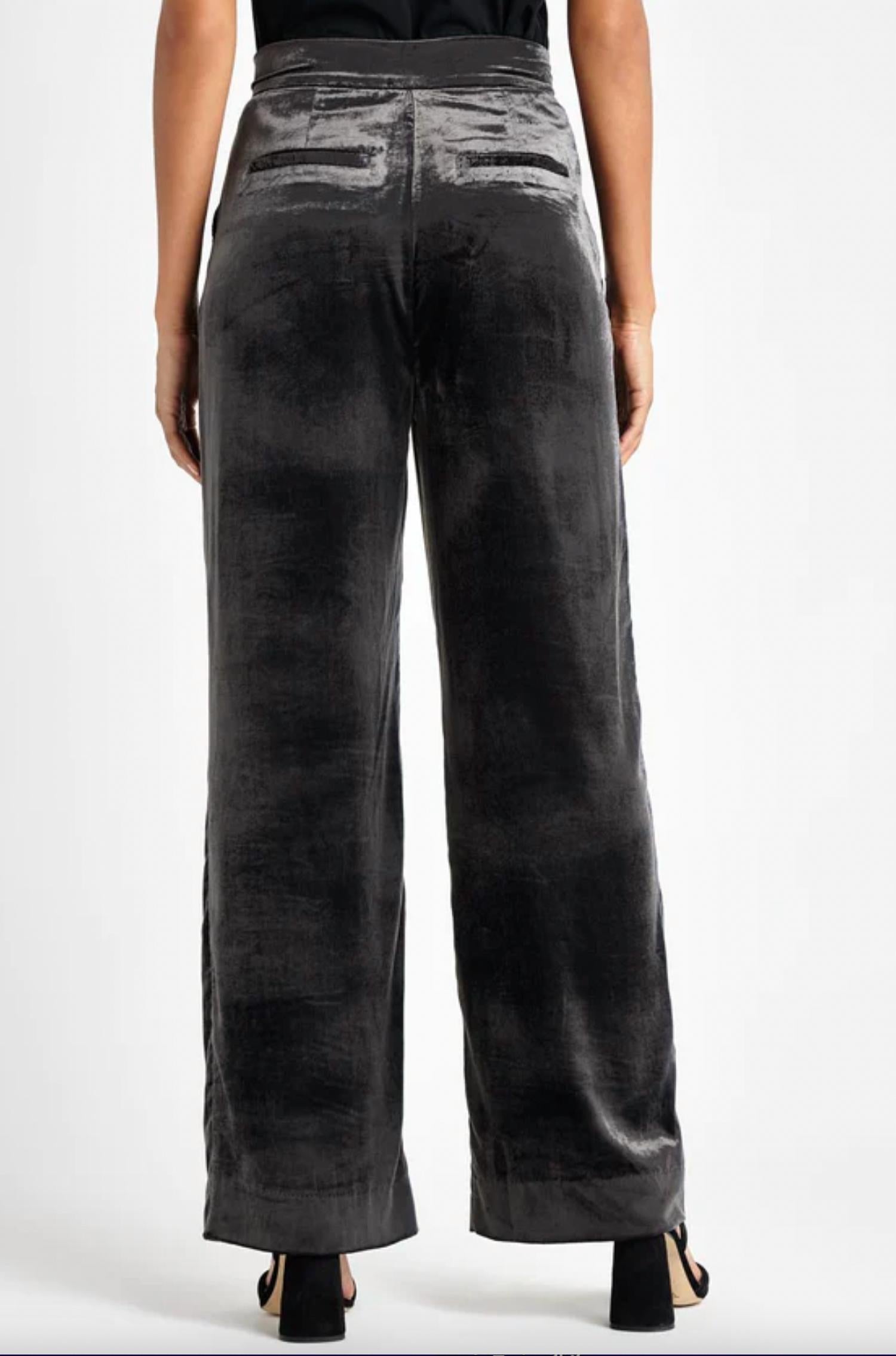 Splendid - Irene Velvet Wide-leg Pant