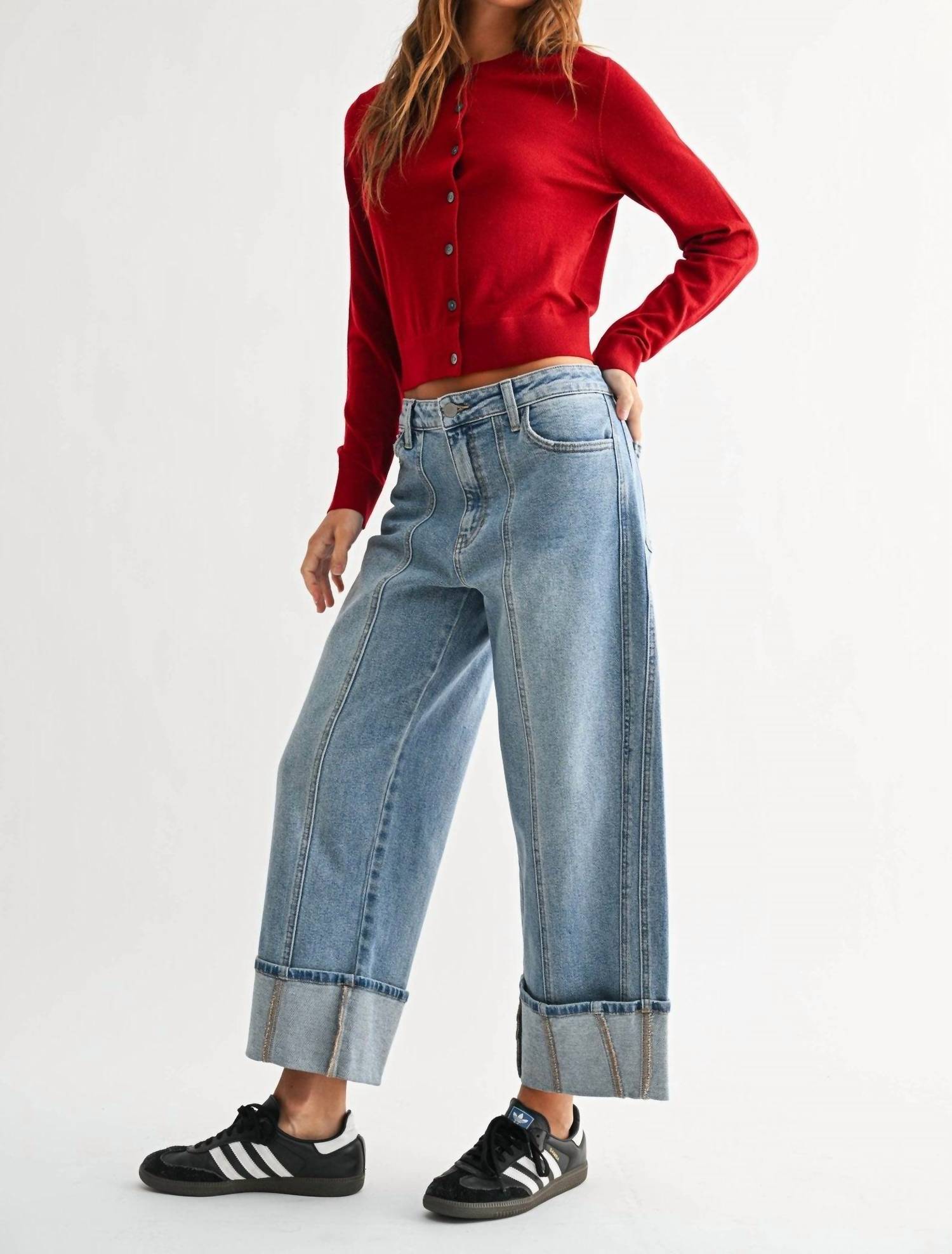 Jbd. - Cuffed Barrel Jeans