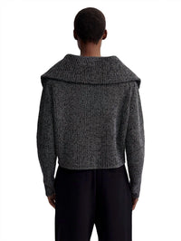 ELISE HALF ZIP KNIT SWEATER