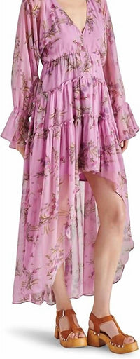 STEVE MADDEN Sol Midi Dress in purple - women's dress - detail view