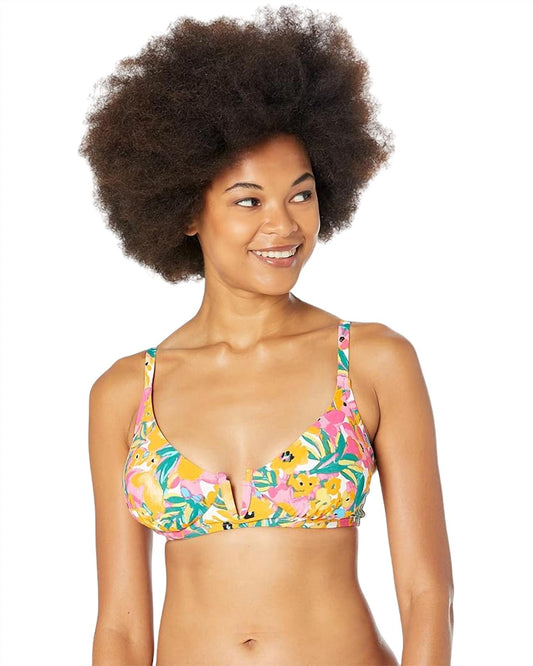 Anne Cole - Sunshine Floral V-Wire Bikini Top