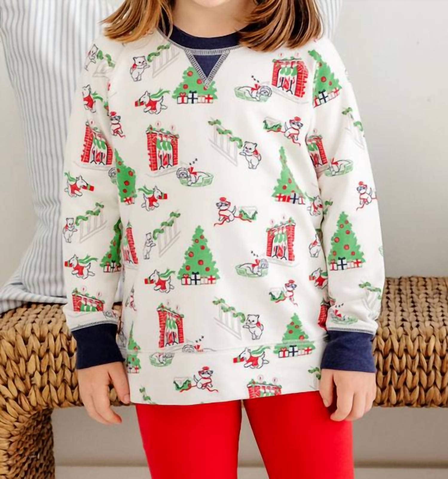 The Beaufort Bonnet Company - Kid's Cassidy Comfy Crewneck Pullover