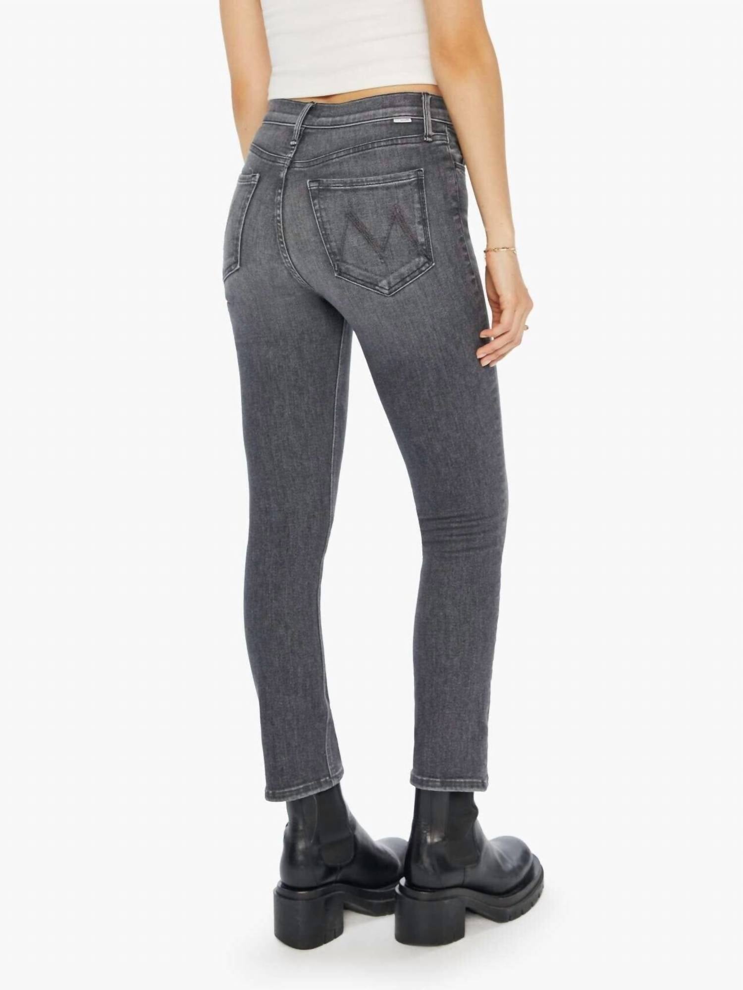 Mother - Pixie Mid Rise Dazzler Ankle Jean