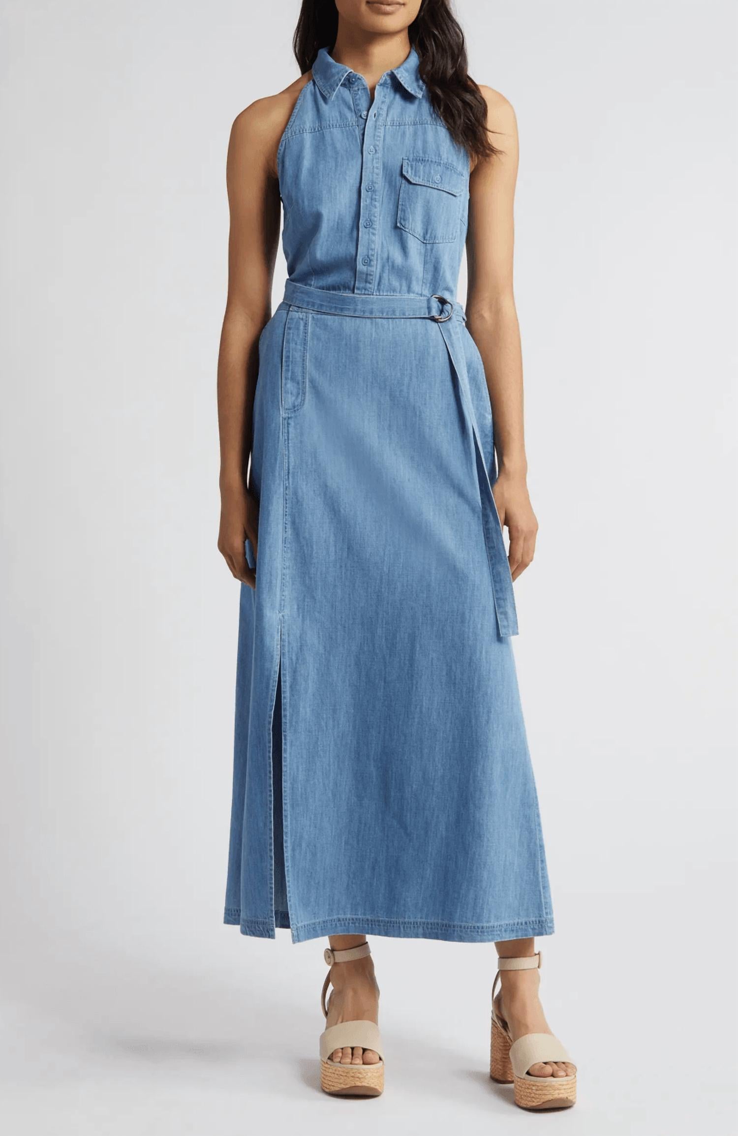 Du Paradis - Paros Sleeveless Shirt Dress