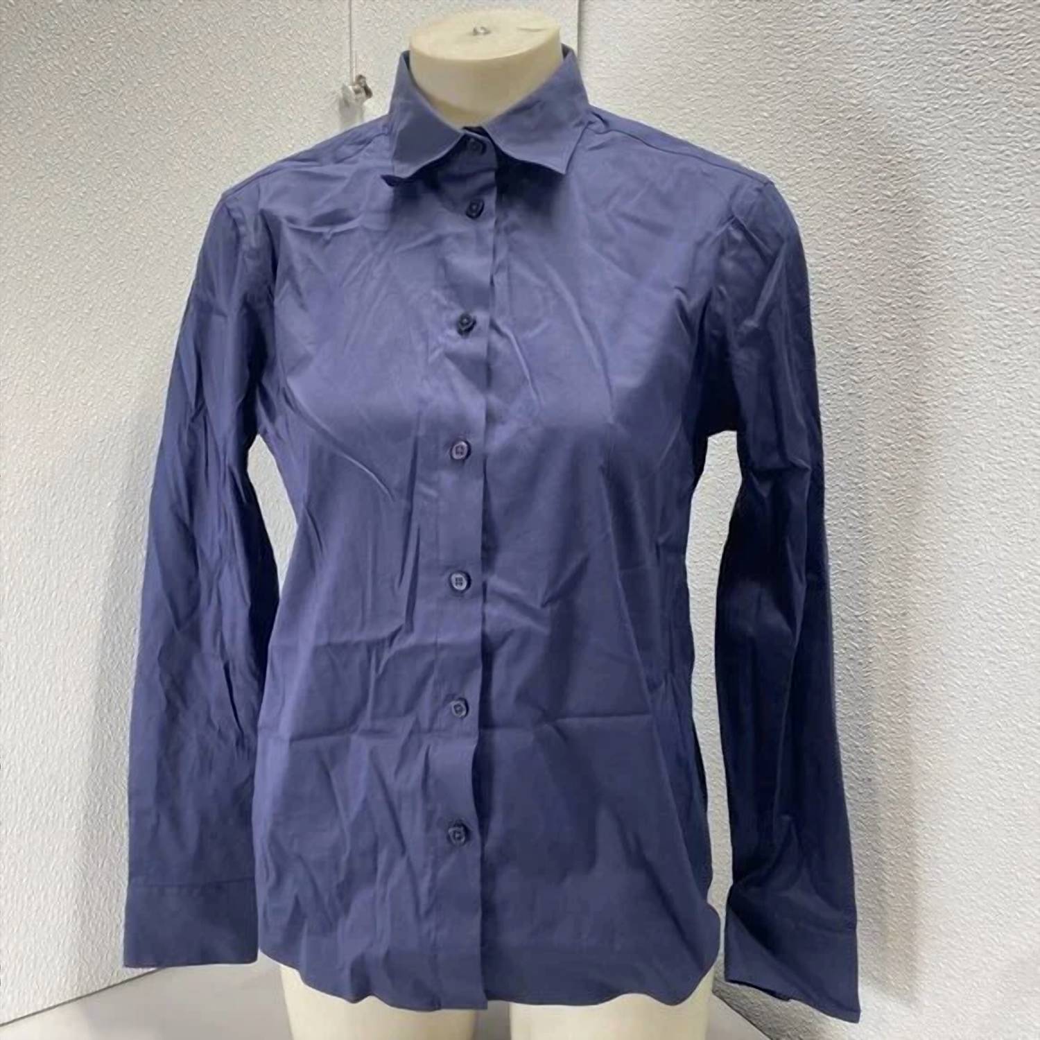 Patrick Assaraf - Women's Cotton Stretch Solid Button Shirt