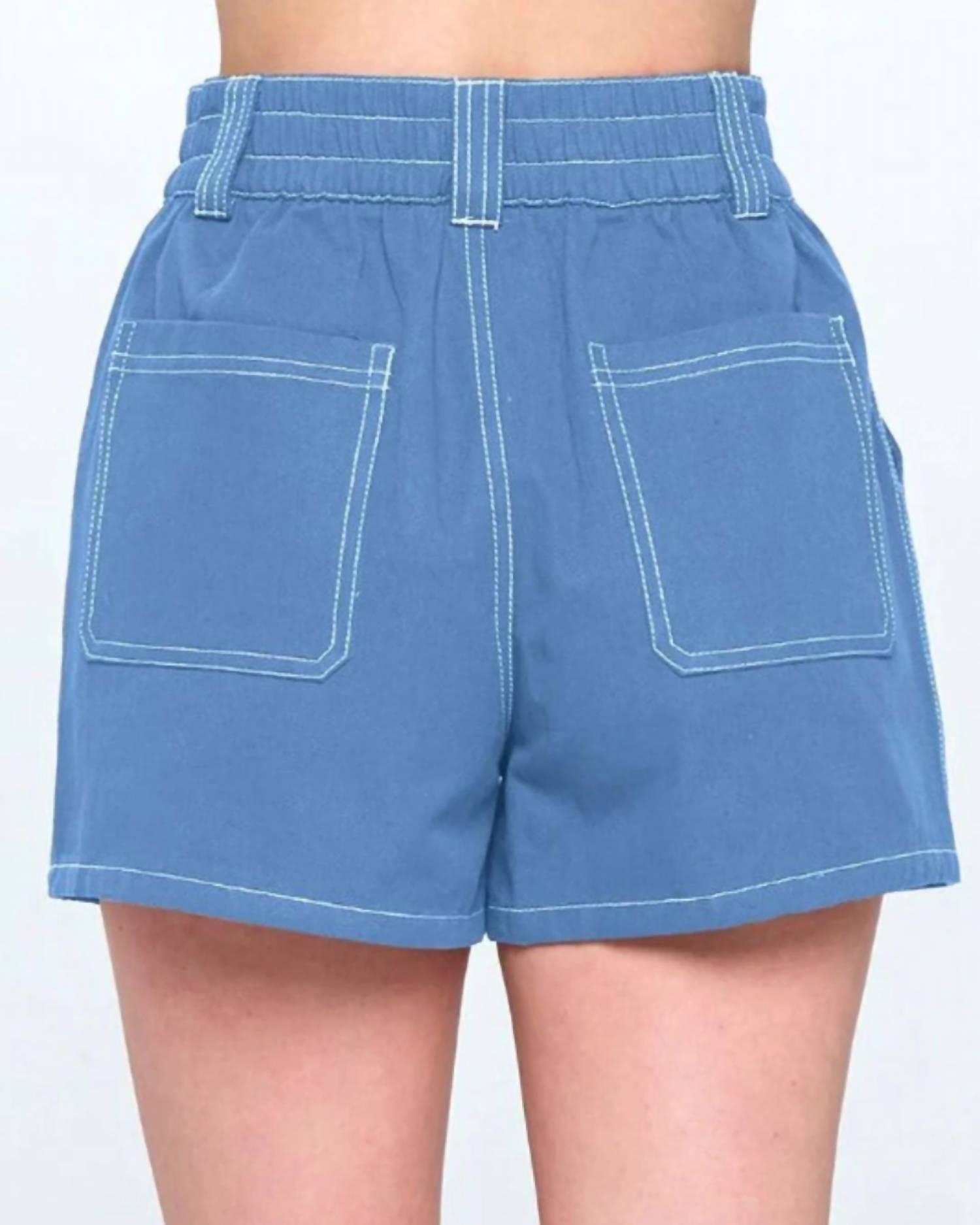 Entro - Shanice Contrast Stitch Shorts