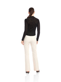 Fifteen Twenty - Khami Velvet Burnout Shirred Top