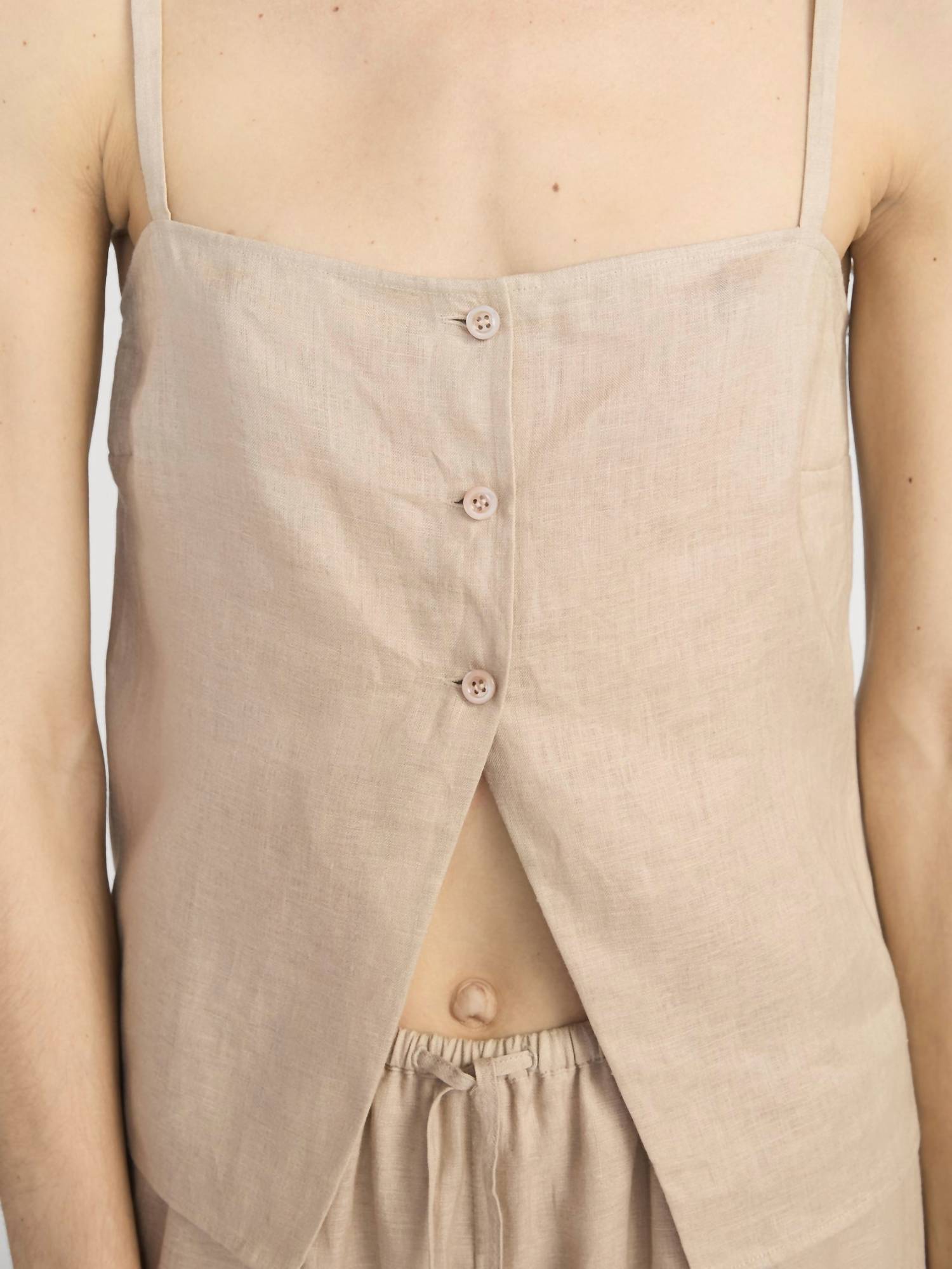 Frame - Linen Button Cami