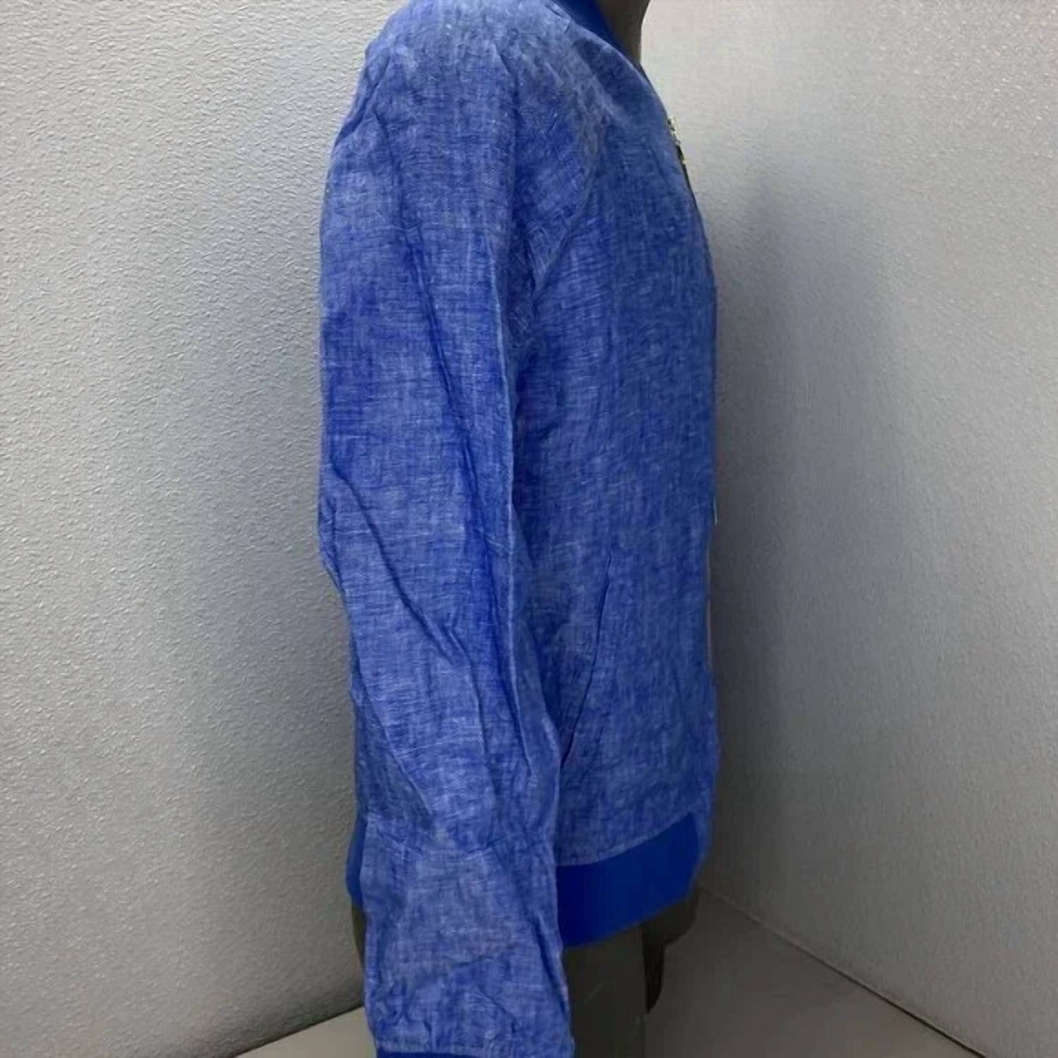 Prestige Original Men's Linen Walking Suit 2 Piece Jacket & Pants Set in blue - men's item - alternate view