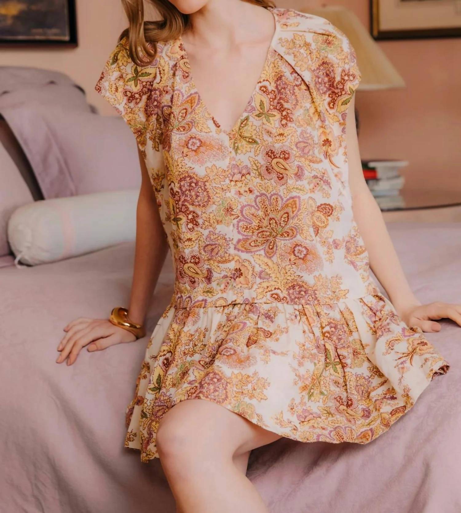 Love The Label - Rae V-neck Mini Dress