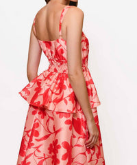 Hutch - Desirae Peplum Midi Dress