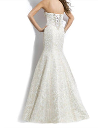 Rachel Allan - Fitted Soft Tulle Mermaid Gown