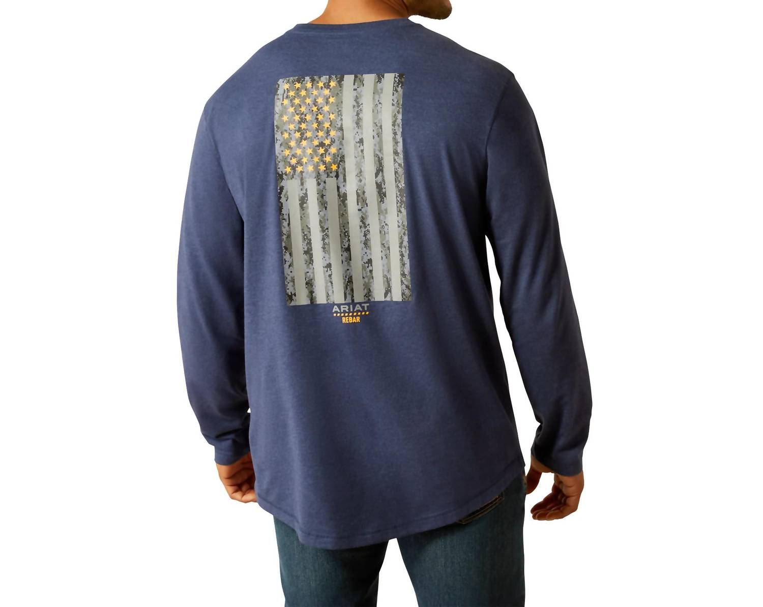 Ariat - Rebar Workman Reflective Flag Graphic T-shirt