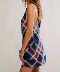Free People - Women's Carven Plaid Mini Dress