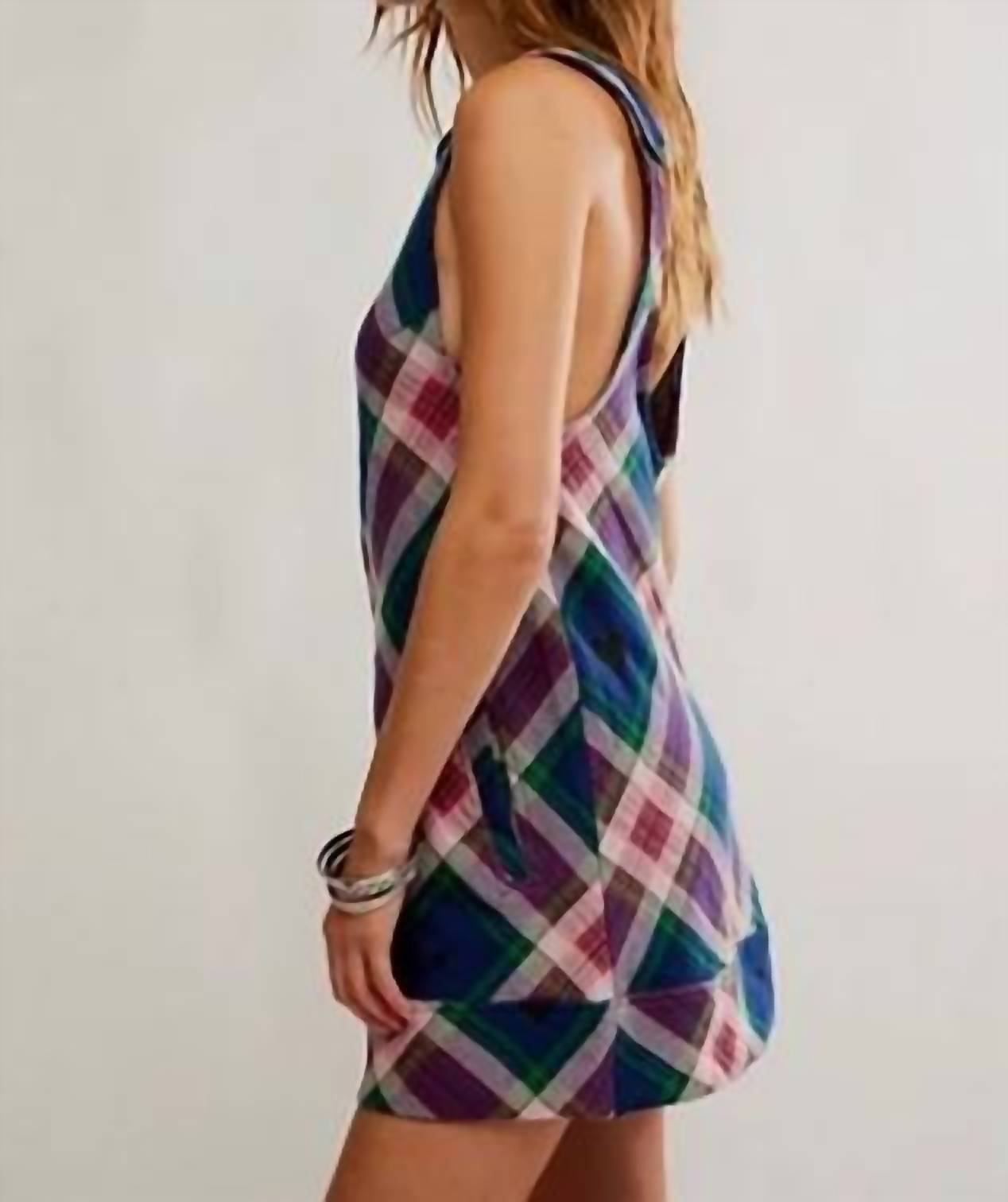 Free People - Women's Carven Plaid Mini Dress