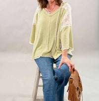 Pol - Breezy Hoodie with Lace